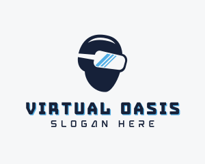 VR Gamer Goggles logo design