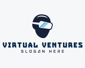 VR Gamer Goggles logo design