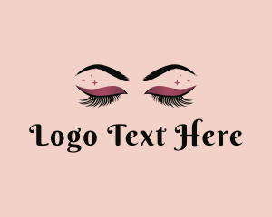 Model - Eyelashes Beauty Makeup logo design