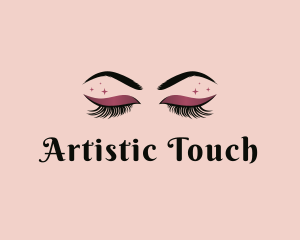 Eyelashes Beauty Makeup logo design