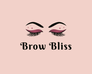 Eyelashes Beauty Makeup logo design