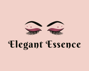 Eyelashes Beauty Makeup logo design