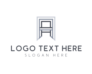 Stripe - Architecture Firm Company Letter A logo design
