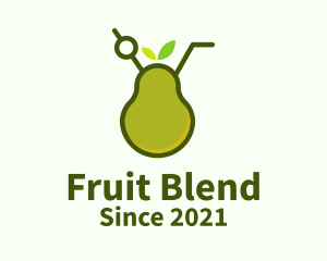 Smoothie - Organic Pear Smoothie logo design
