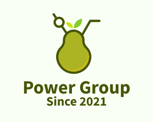 Harvest - Organic Pear Smoothie logo design