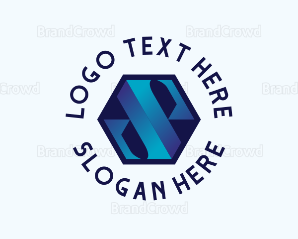 Modern Hexagon Gradient Logo