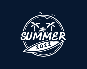 Summer Island Surf  logo design