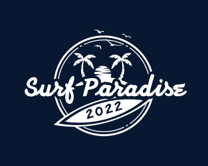 Summer Island Surf  logo design