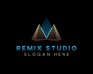 Creative Studio Pyramid logo design