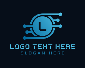 Telecommunication - Digital Circuit Programming logo design