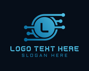 Internet - Digital Circuit Programming logo design