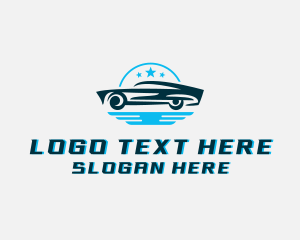 Driving - Sports Car Motorsport logo design