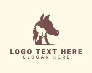 Horse - Animal Pet Business logo design