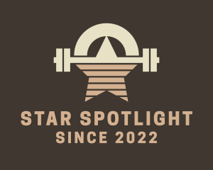 Star Barbell Gym logo design