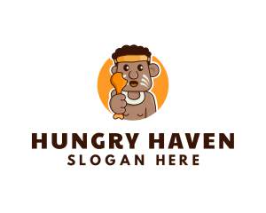 Hungry - Tribal Fried Chicken logo design