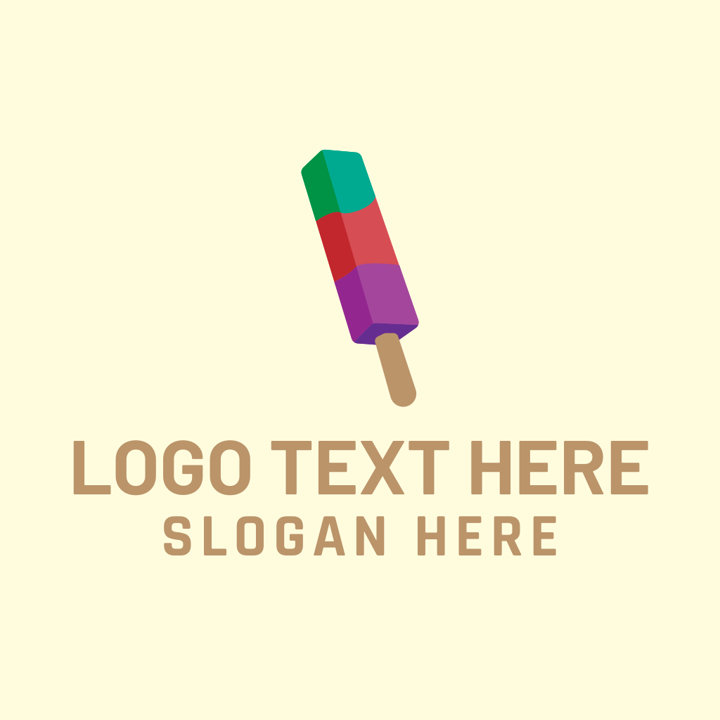 Colorful Popsicle Logo | BrandCrowd Logo Maker | BrandCrowd