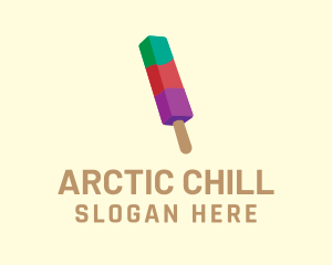 Frozen - Colorful Frozen Popsicle logo design