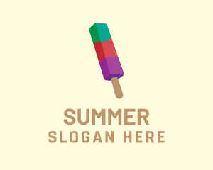 Colorful Frozen Popsicle logo design