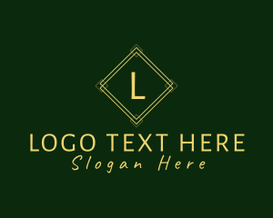 Store - Geometric Luxury Diamond Boutique logo design