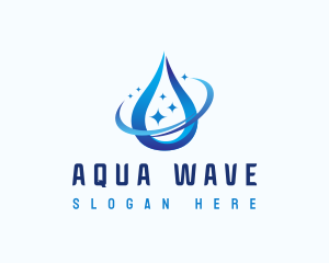 Water Droplet Plumbing logo design