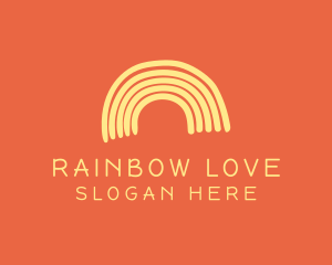 Handmade Rainbow Club logo design