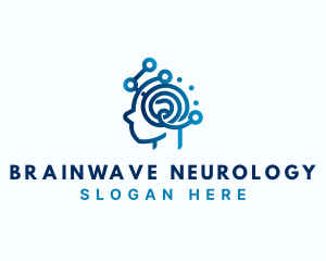 Neurology - Brain Neurology Circuit logo design