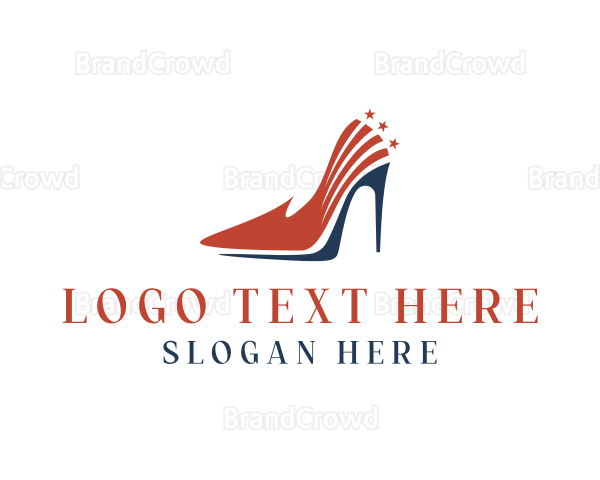 Feminine Stilettos Shoes Logo