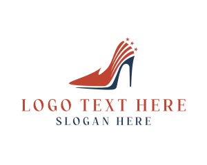 Stilettos - Feminine Stilettos Shoes logo design