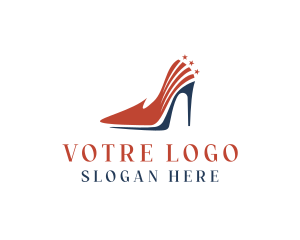 Feminine Stilettos Shoes Logo
