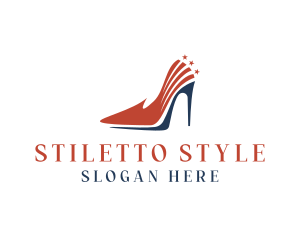 Feminine Stilettos Shoes logo design