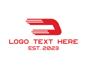 Letter D - Fast Letter D logo design
