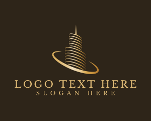 Premium Skyscraper Tower Logo