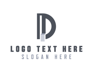 Letter D - Structure Builder Engineer logo design