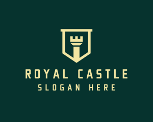 Castle - Rook Castle Chess Grandmaster logo design