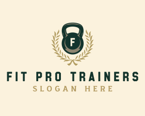 Kettlebell Fitness Training logo design