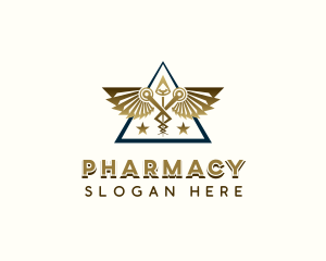 Caduceus Medical Pharmacy logo design