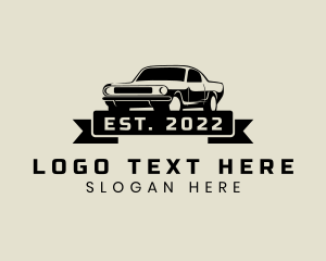 Car - Vintage Classic Car logo design