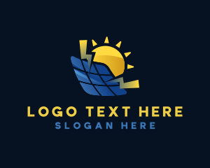 Solar - Energy Solar Panel logo design