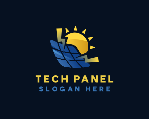 Panel - Energy Solar Panel logo design