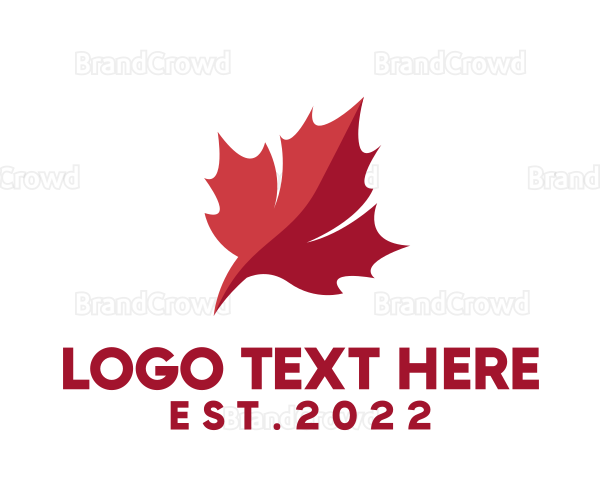 Canadian Leaf Flag Logo