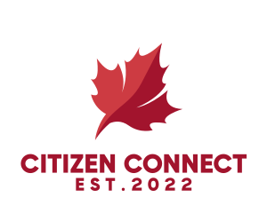 Citizenship - Canadian Leaf Flag logo design