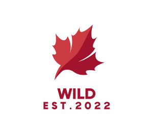 Uk Flag - Canadian Leaf Flag logo design