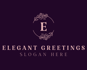 Natural Elegant Floral logo design