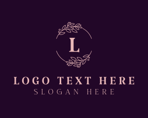 Natural Elegant Floral Logo