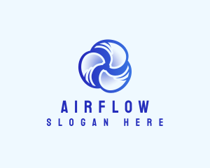 Fan Air Conditioning logo design