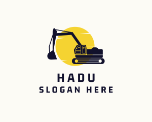 Construction - Construction Excavator Machinery logo design