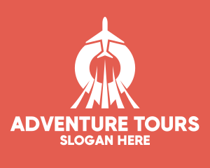 Tour - Airplane Travel Tour logo design