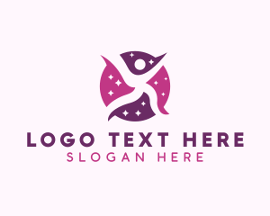 Social Worker - Global Humanitarian Volunteer logo design