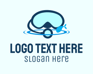 Sea Fish Snorkeling Logo