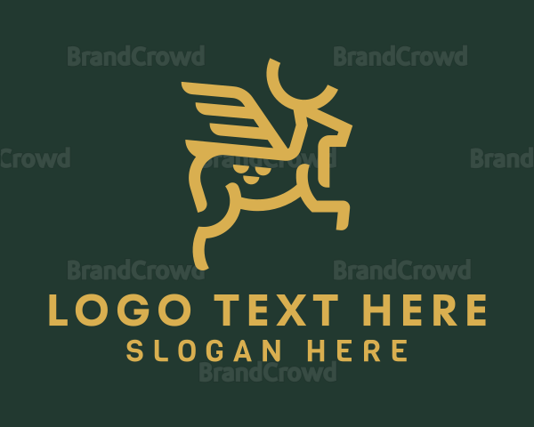 Golden Deer Wings Logo